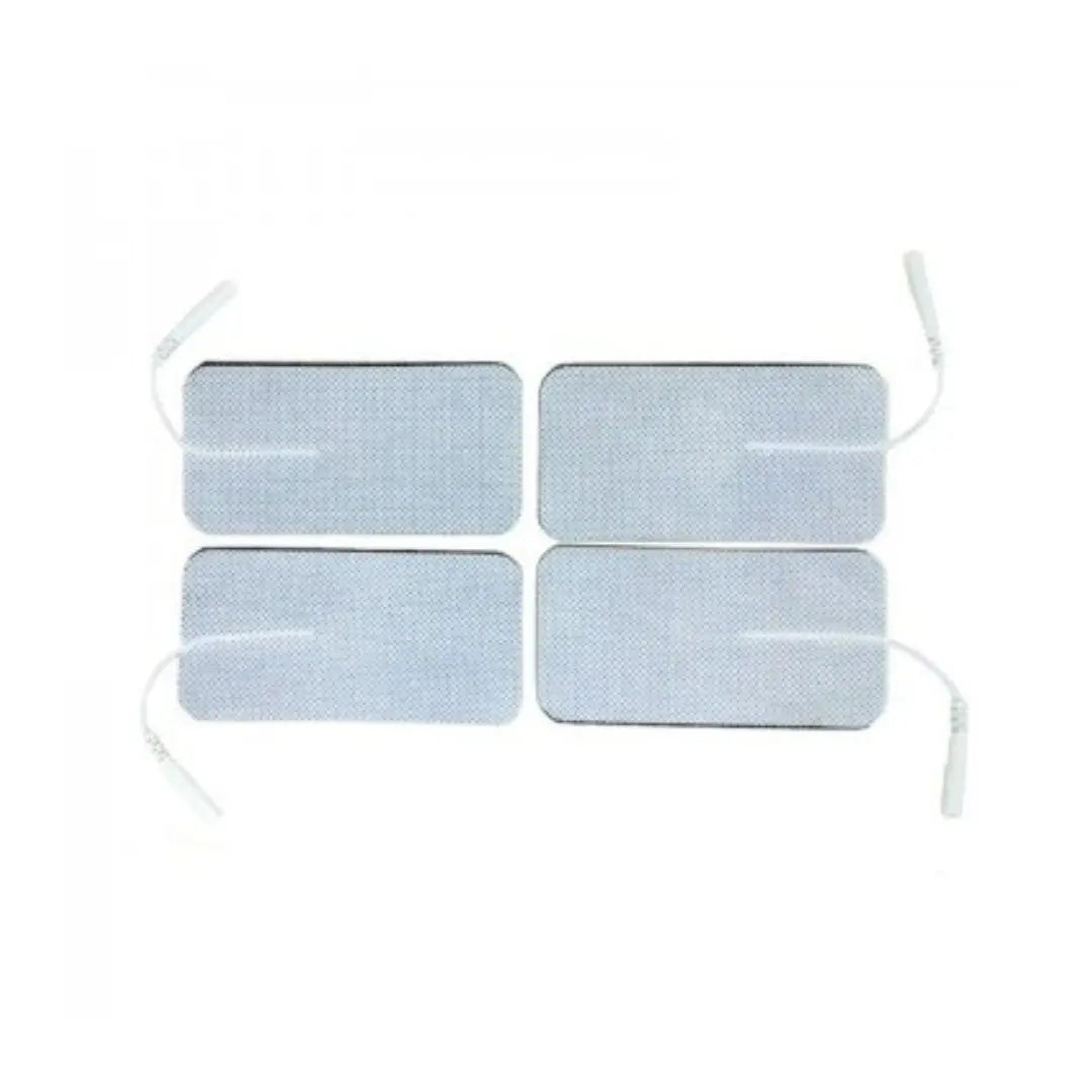 Electrodos Adhesivos Con Cable 5x10cm (4 unidades)