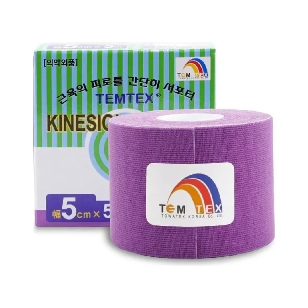 Temtex Kinesio Tape Classic Morado Violet 5m x 5cm Kinemarket