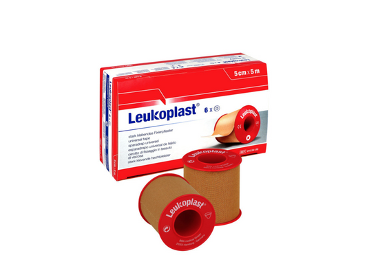 Leukoplast 5cm x 5m caja de 6 unidades