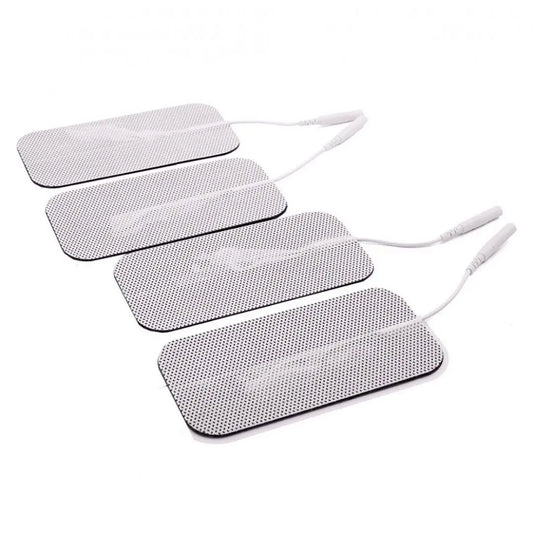 Electrodos Adhesivos Con Cable 5x10cm (4 unidades)