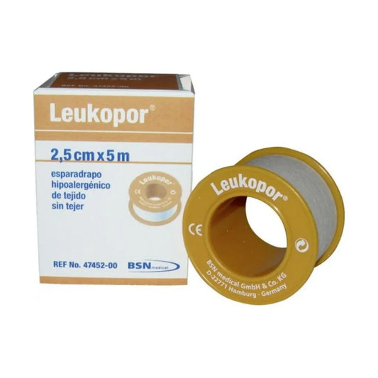 Leukopor Microporous Paper Tape 2.5cm x 5m