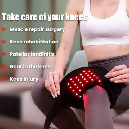 Red light knee brace