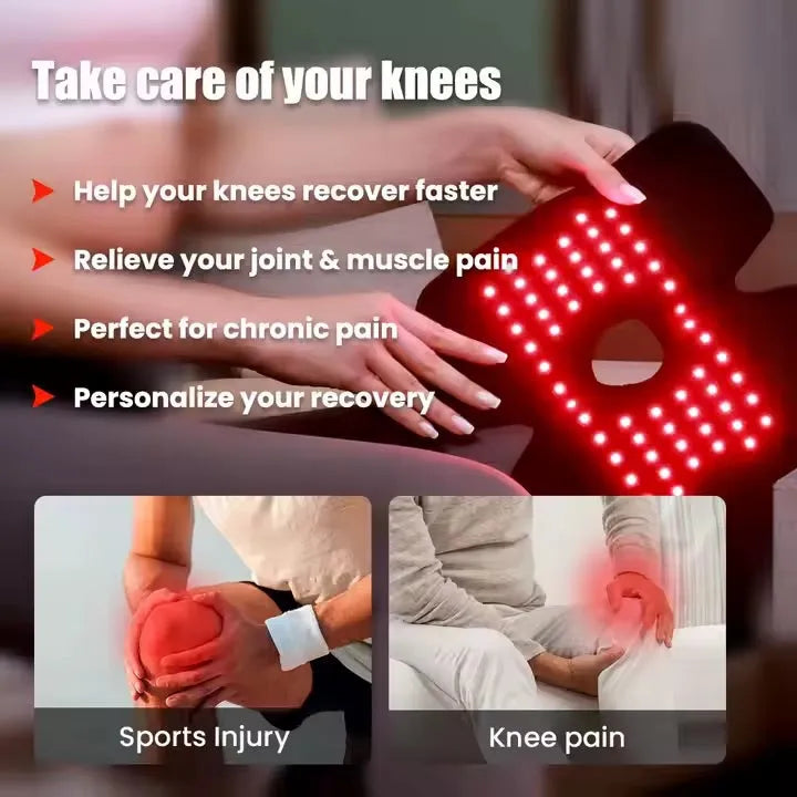 Red light knee brace