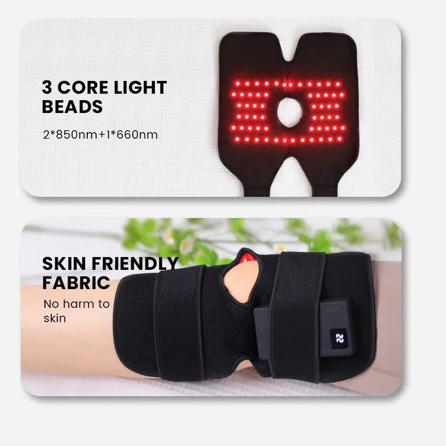 Red light knee brace