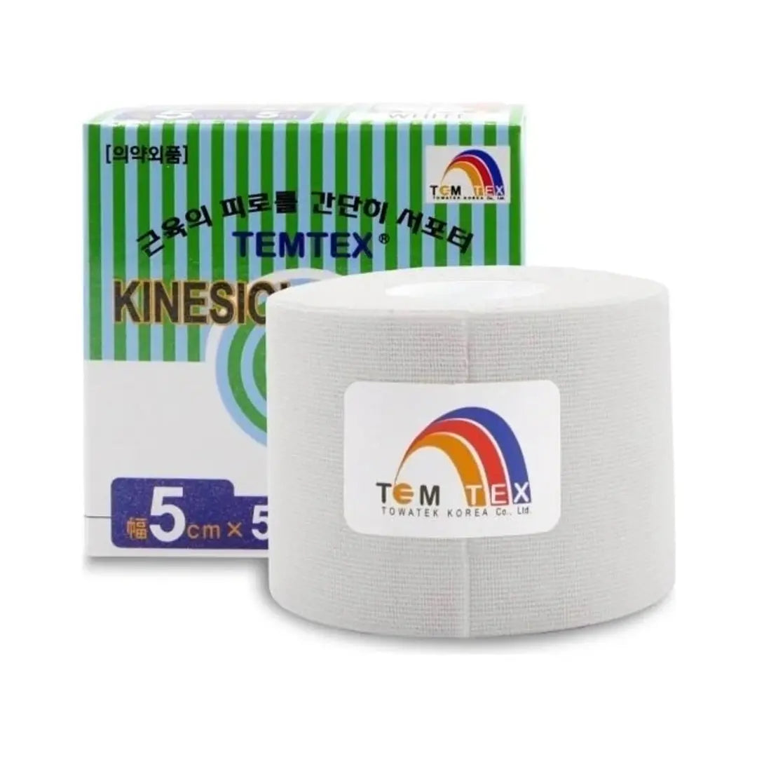 Temtex Kinesio Tape Classic Blanco Blanc 5m x 5cm Kinemarket
