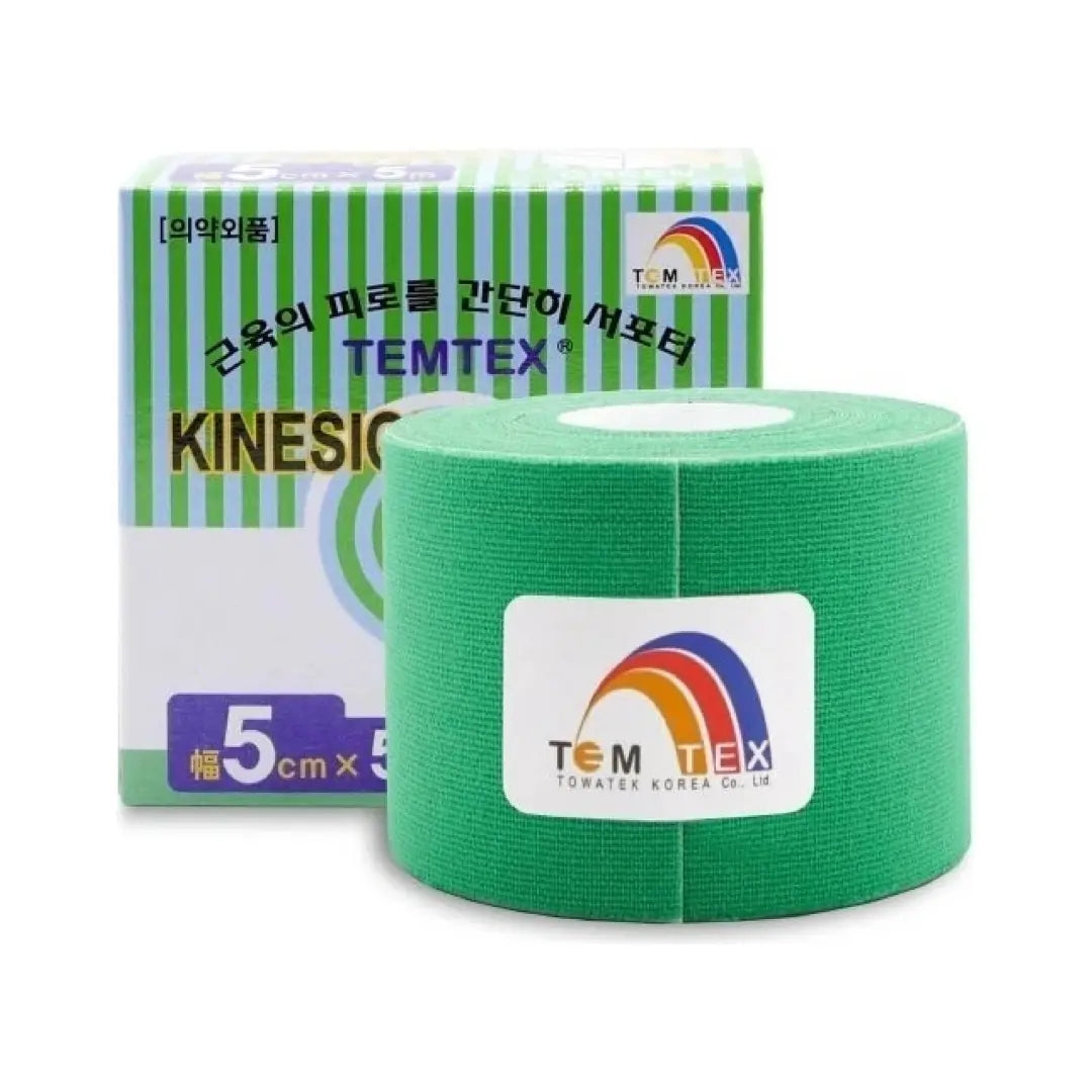 Temtex Kinesio Tape Classic Verde 5m x 5cm Kinemarket